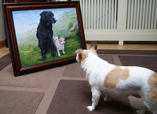 Jess and the portrait